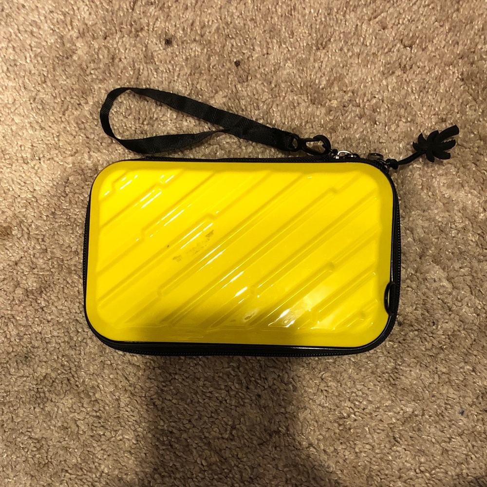 BYRD reusable toiletry case with body wash and lotion